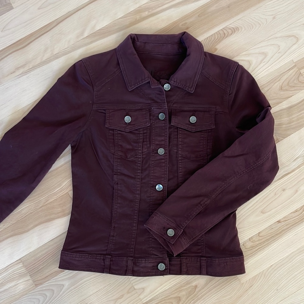 Kut From the Cloth Jacket M Burgundy